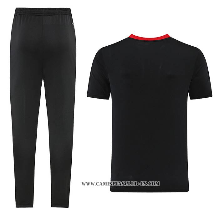 Chandal del Manchester United 23-24 Manga Corta Negro